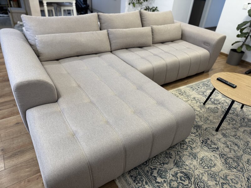 Canapea electrica cu sezlong