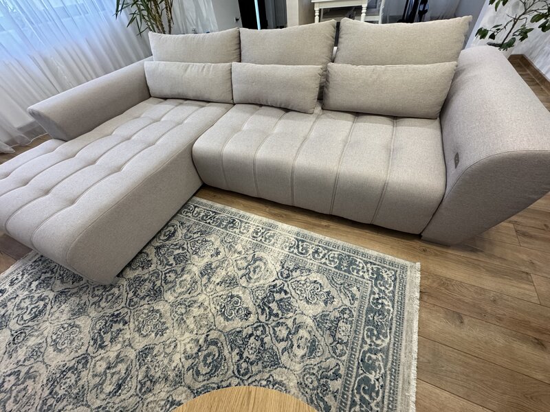 Canapea electrica cu sezlong